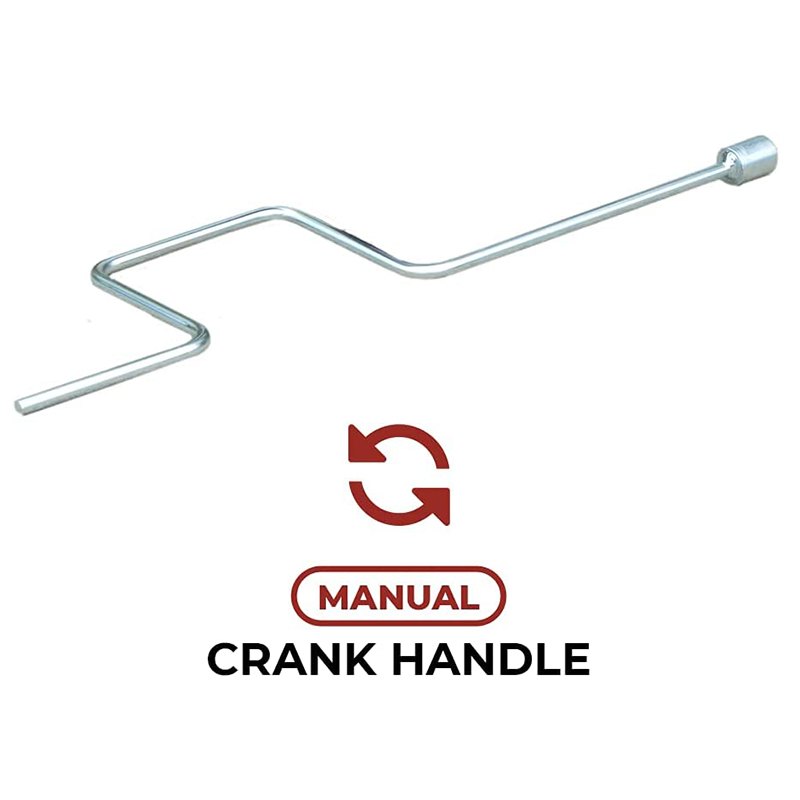5000lbs Capacity 24 Scissor Jacks ine Crank Handle (1)